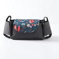 Multifunctional bag with a colorful animal pattern on a white background