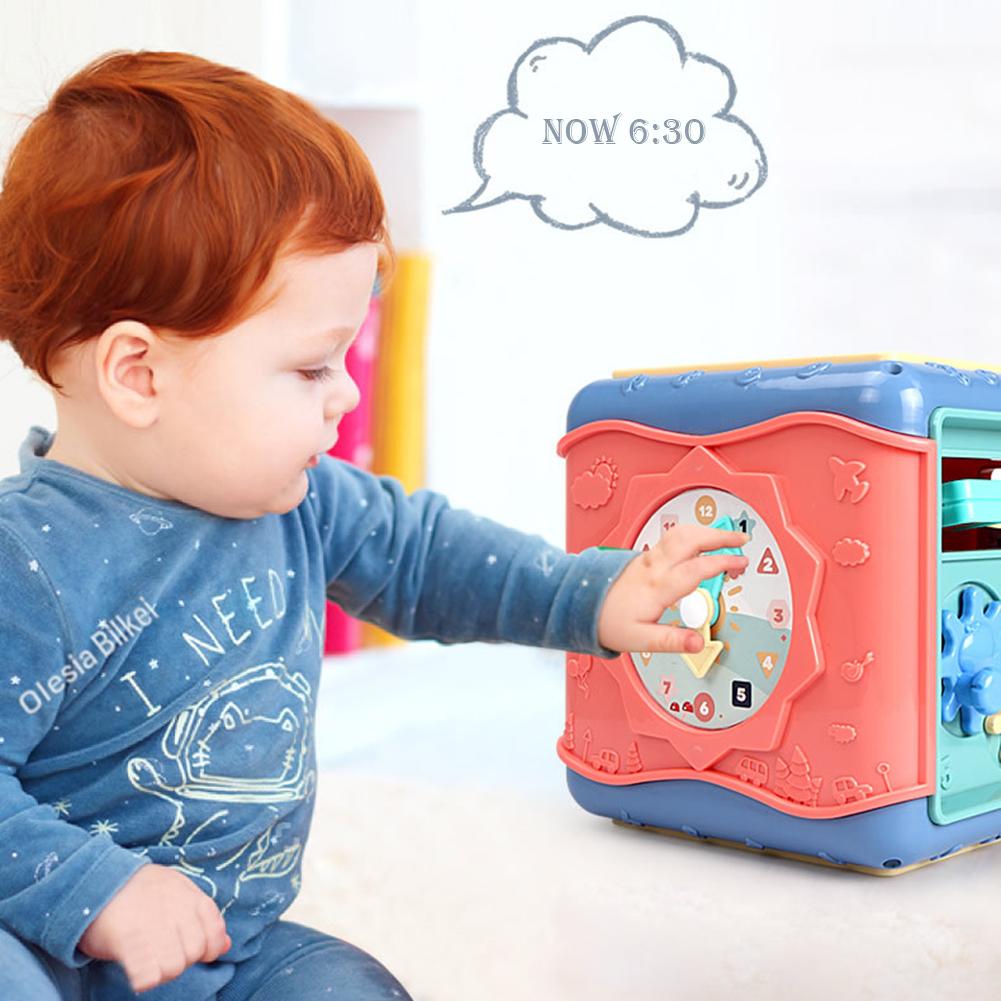 Kids Six-Sided Montessori Cube Toy